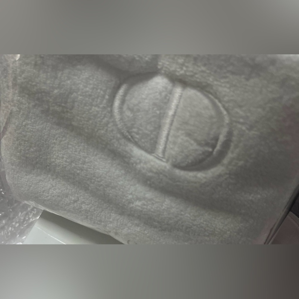 Dior GWP Embossed Towel CD Logo NEW In Plastic
